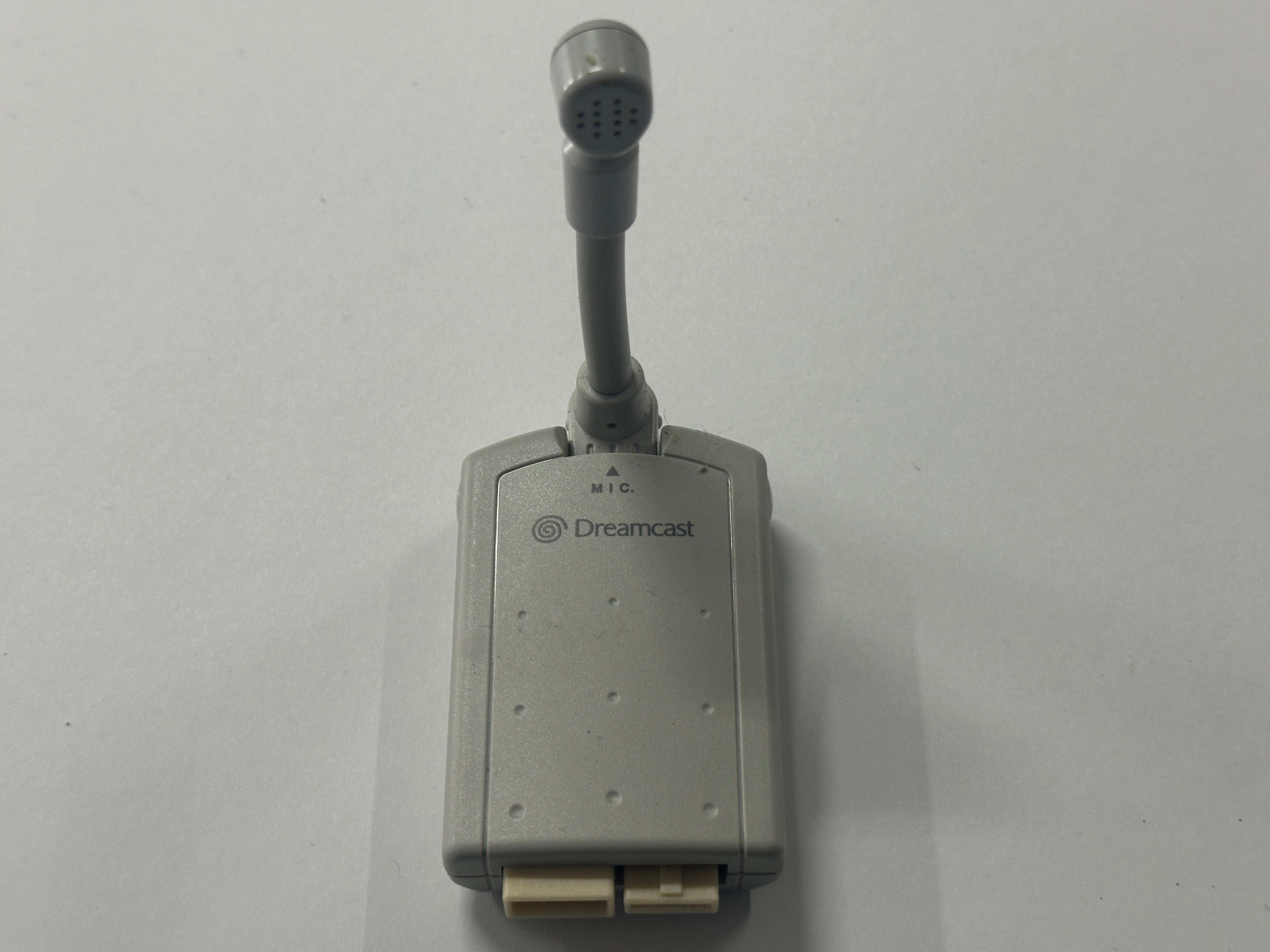 Original Sega Dreamcast Microphone with Adapter for Karaoke & Voice Recognition Games - Perfect for Retro Gaming & Party Entertainment