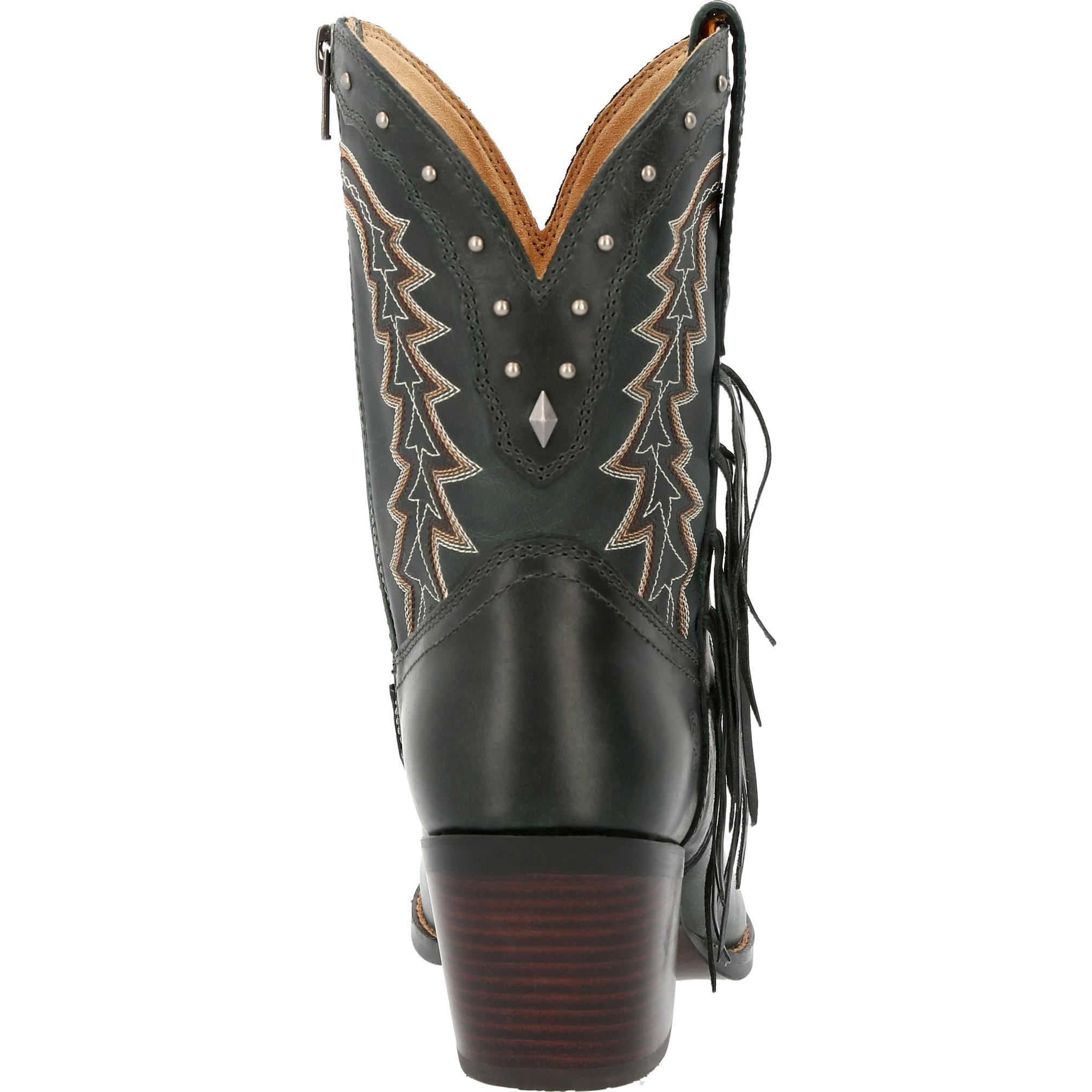 Durango Women's Crush Grey Western Bootie - 8 Inch Ankle Boots for Cowgirl Style | Perfect for Rodeo, Country Dancing & Casual Wear