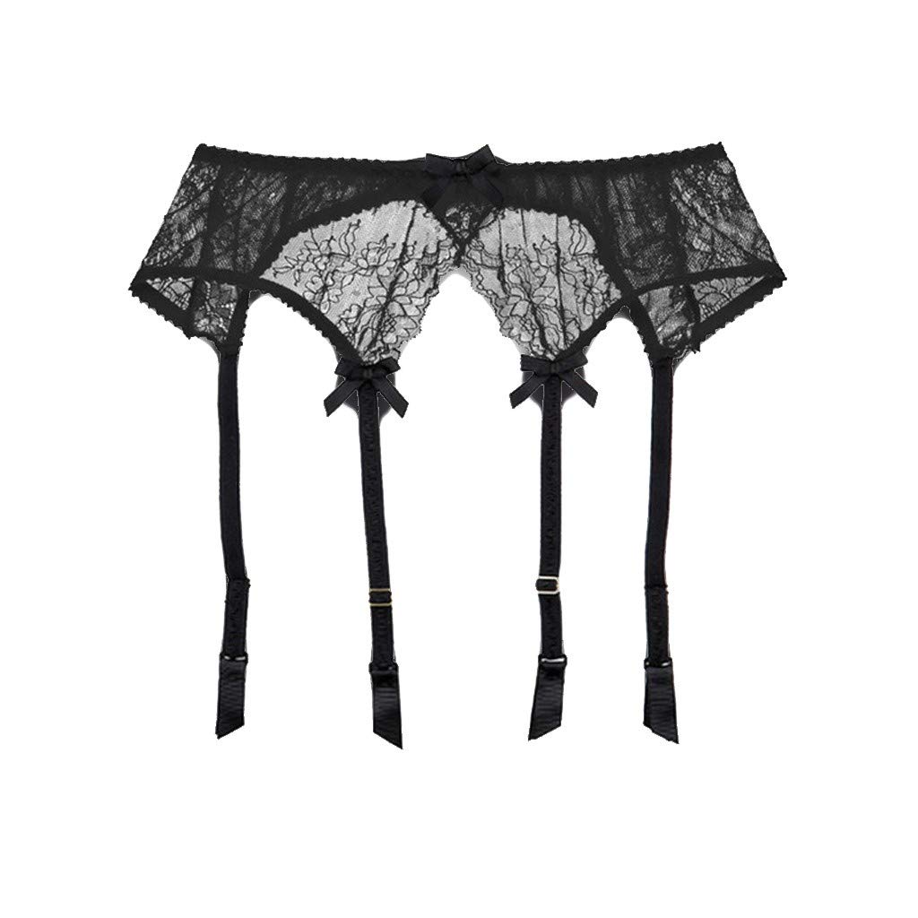 Sexy Lace Garter Belt & Panty Set - Adjustable Elastic Waistband Lingerie for Women | Perfect for Bridal, Valentine's Day & Romantic Nights