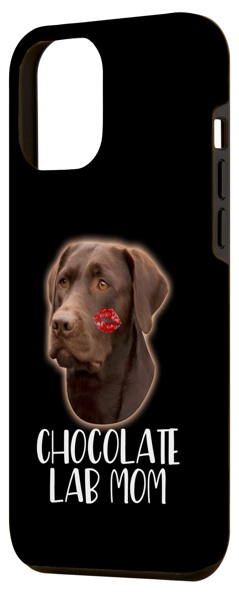 iPhone 12 Pro Max Case with Chocolate Labrador Design - Funny Dog Lover Phone Cover for Women, Perfect Gift for Pet Owners - Use at Home, Office or Outdoor Adventures