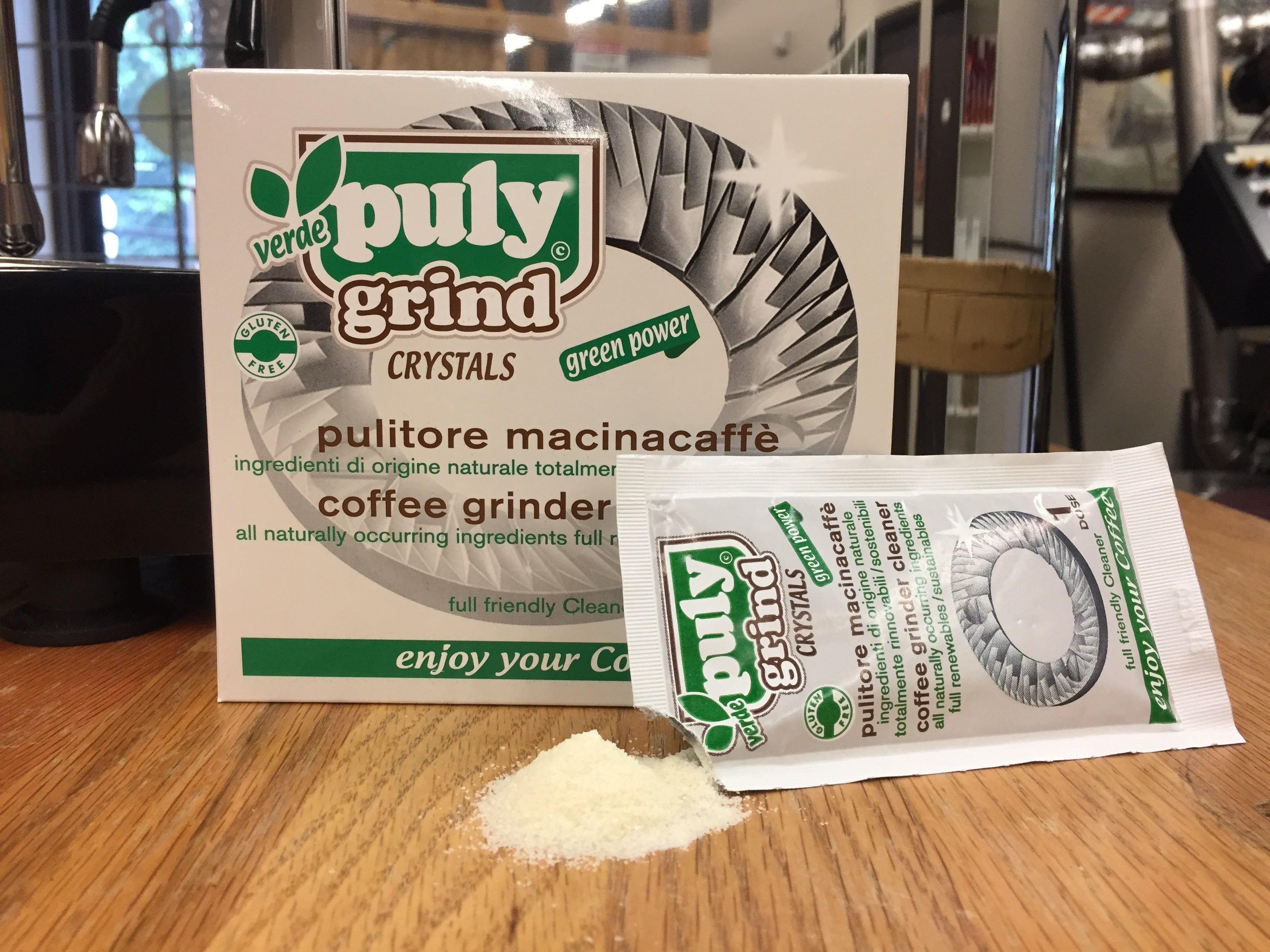 Puly Grind Crystals Coffee Grinder Cleaner (10 Pack) - Deep Clean Burr Grinders & Remove Coffee Oils for Fresher Tasting Coffee - Perfect for Home & Commercial Espresso Machines