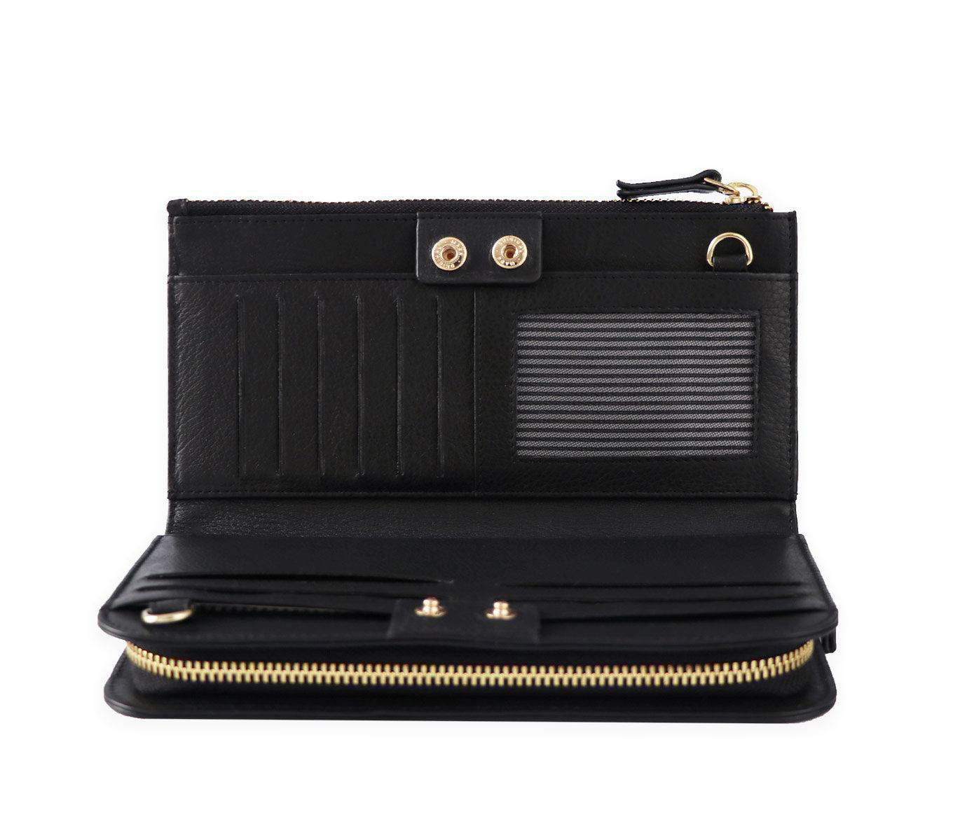 Charlotte Sling Wallet - Crossbody Phone Wallet for Women - Secure RFID Blocking & Hands-Free Convenience - Perfect for Travel, Shopping, and Everyday Use