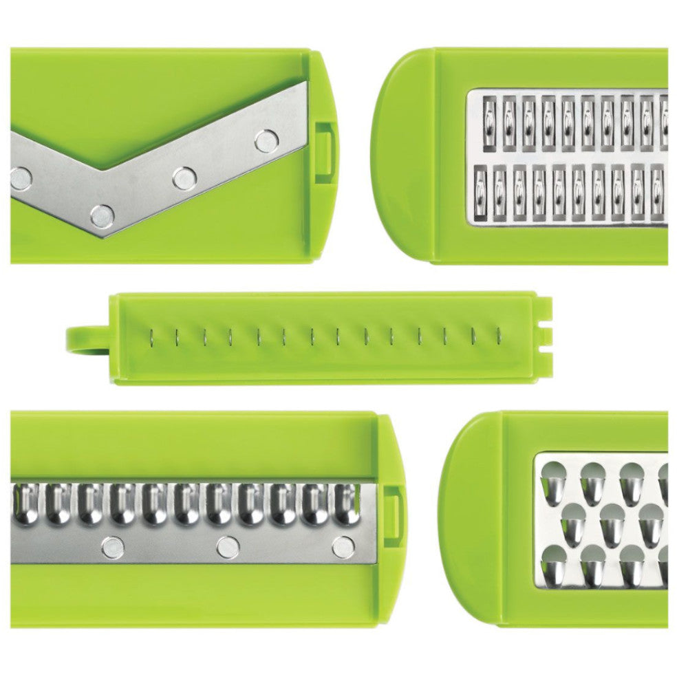STARFRIT 5-Blade Mandoline Slicer - Professional Vegetable & Fruit Cutter for Kitchen - Perfect for Salads, Chips, and Food Prep