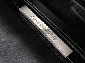 2012 Dodge Charger Logo Stainless Steel Door Sill Guards - MOPAR OEM Replacement - Perfect for Car Protection & Customization