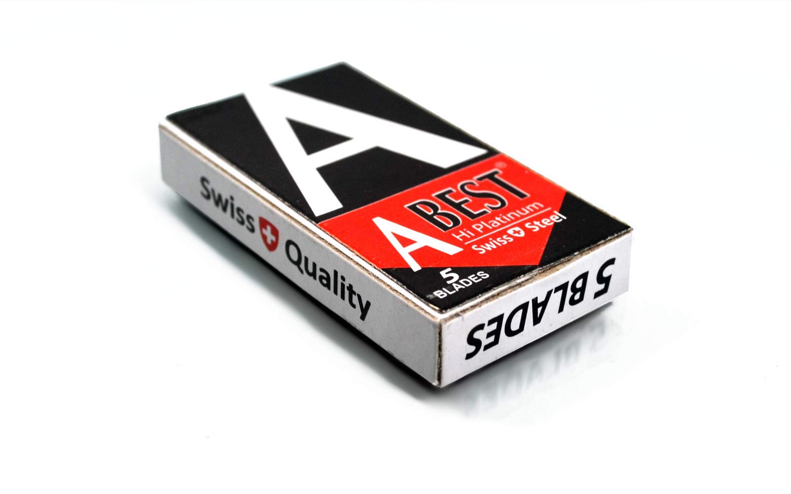 100 ABest Hi Platinum Double Edge Razor Blades for Men - Ultra Sharp Safety Razor Blades for Smooth Shaving, 1 Year Supply - Perfect for Wet Shaving, Travel & Barber Use