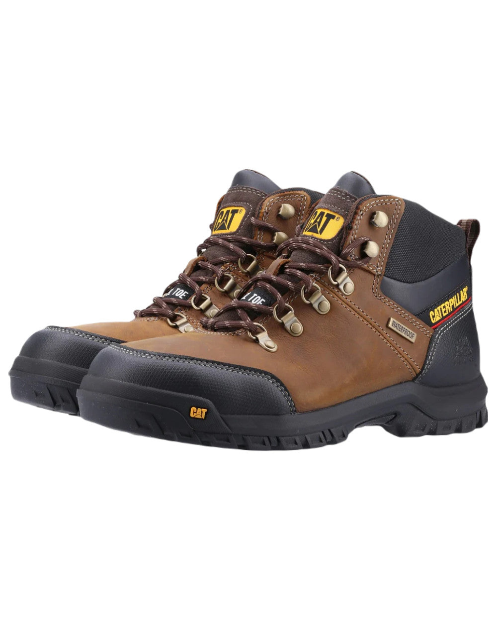 Caterpillar ST S3 HRO SRA Safety Work Boots - Steel Toe, Slip & Oil Resistant - Ideal for Construction, Warehouse & Industrial Work