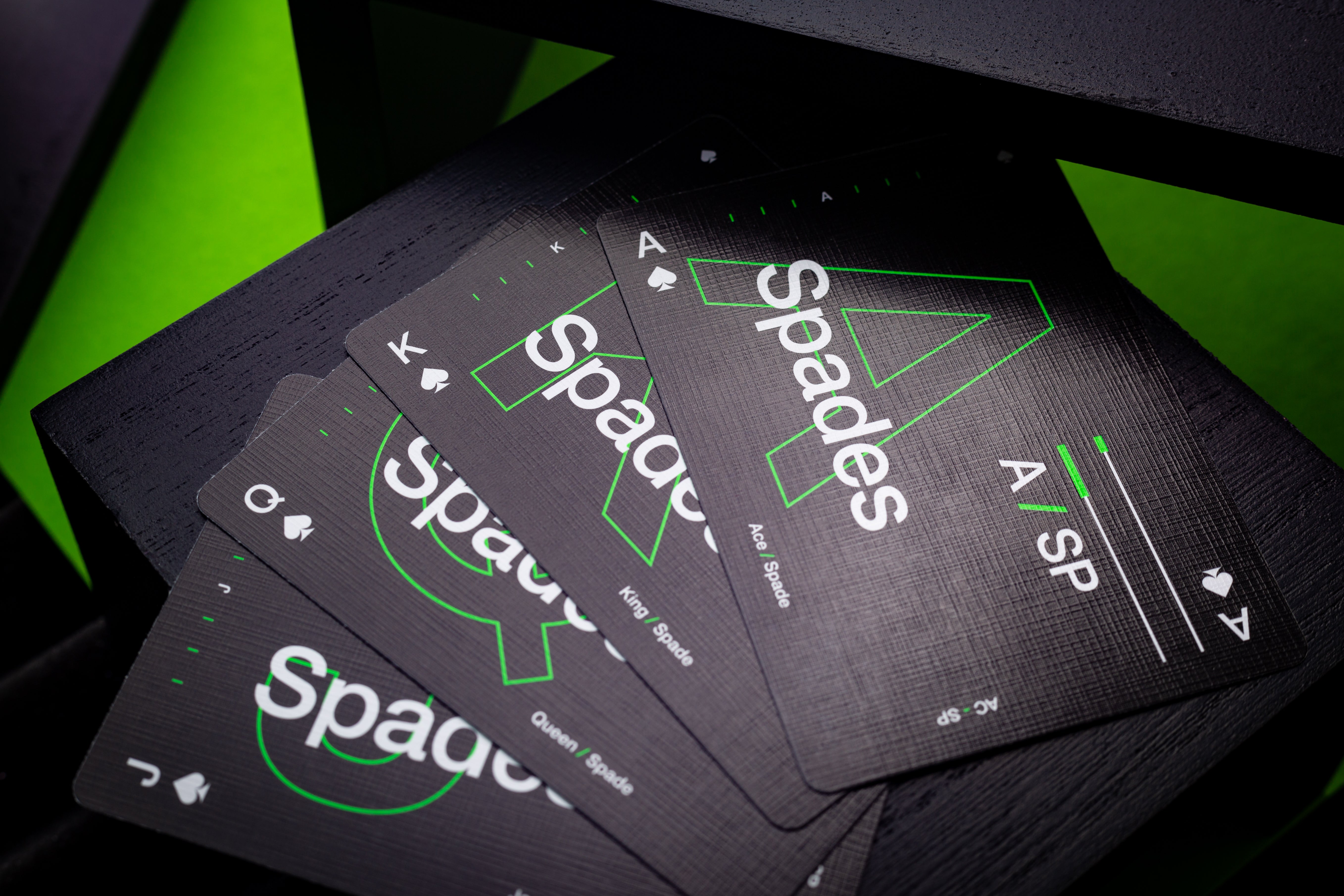 Grid Series Four Typographic Playing Cards - Unique Graphic Design Deck for Poker, Magic Tricks & Collectors | Perfect for Game Nights, Gifts & Cardistry