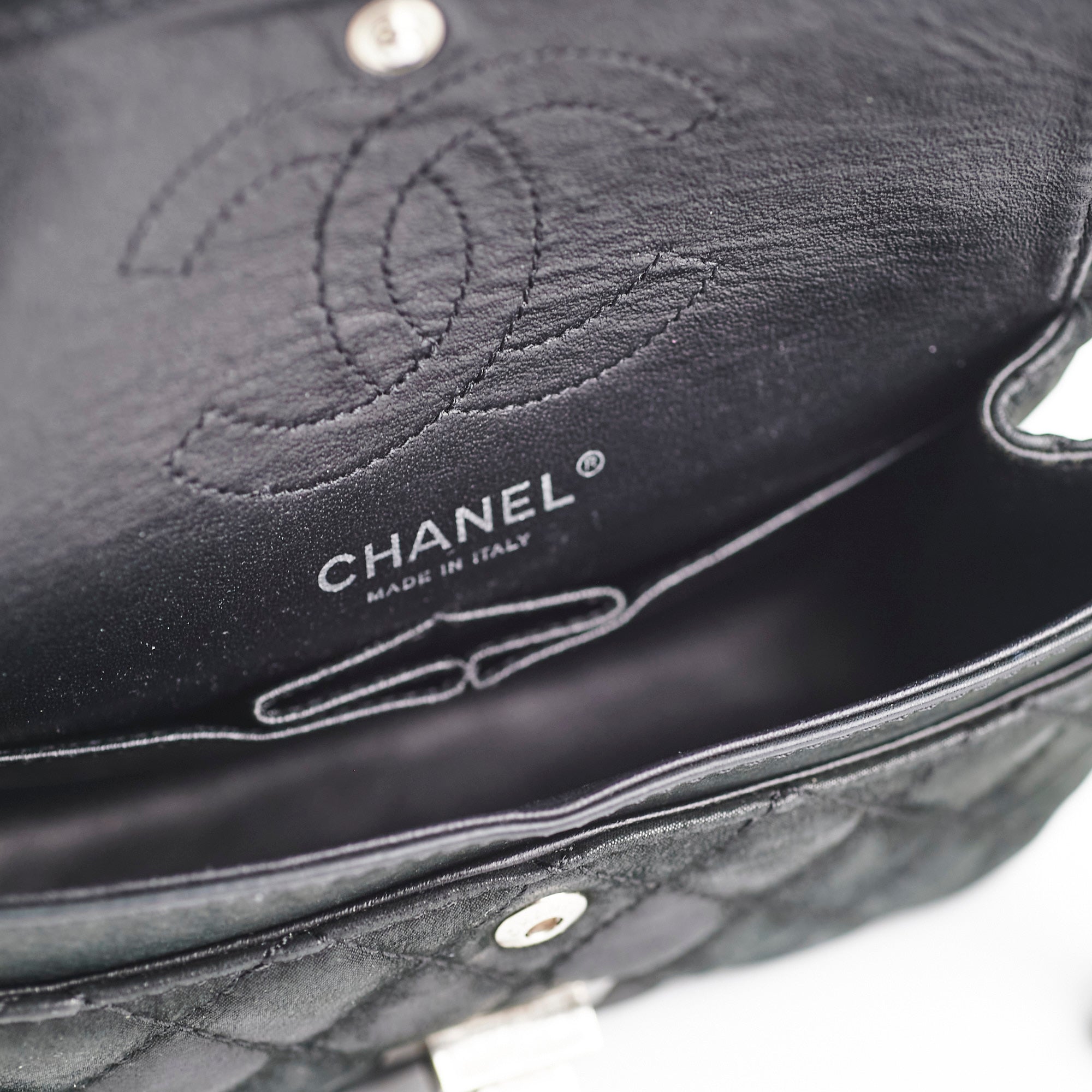 Chanel Mini Reissue 2.55 Black Leather Crossbody Bag - Luxury Designer Handbag for Women, Perfect for Evening Parties & Date Nights