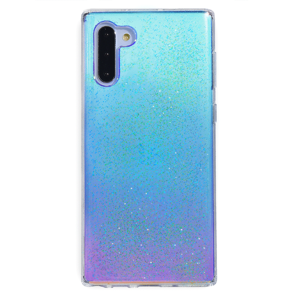 Glitter Nebula Samsung Galaxy Phone Case - Protective Cover for Galaxy S21/S20/S10 - Sparkle Glam Design for Everyday Use & Special Occasions