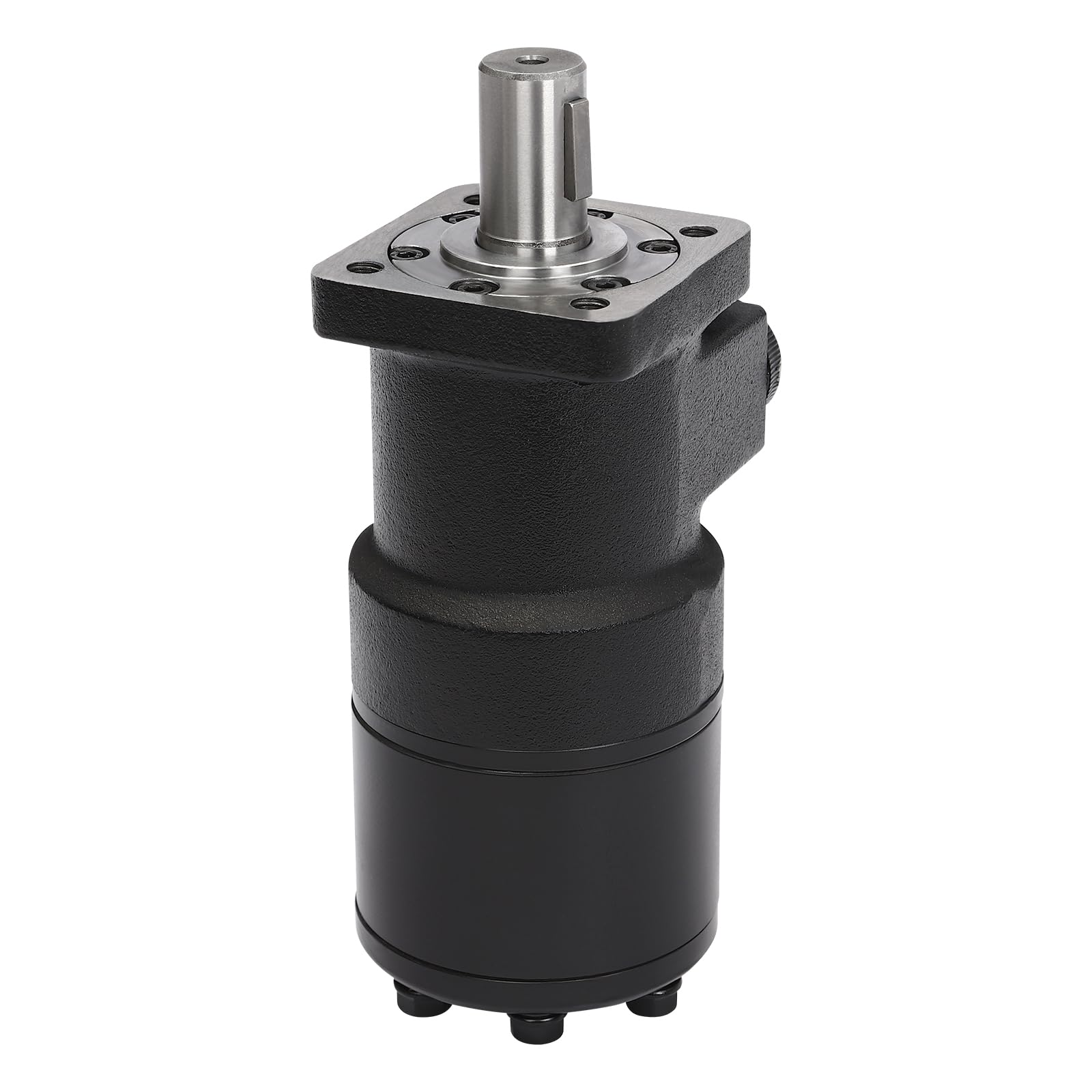 High Torque Hydraulic Wheel Motor 200RPM - Cast Iron Industrial Hydraulic Motor with 4 Flange Holes, 5MPa Max Back Pressure & Superior Sealing - Perfect for Construction Equipment, Agricultural Machinery & Heavy-Duty Industrial Applications