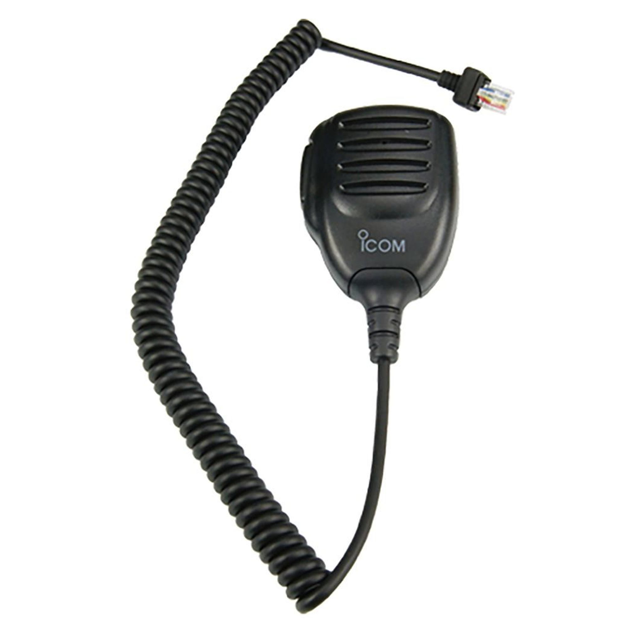 Icom HM161 Standard Hand Microphone with Large PTT Button - Durable CB Radio Mic for Clear Communication - Perfect for Truckers, Off-Roading & Emergency Use