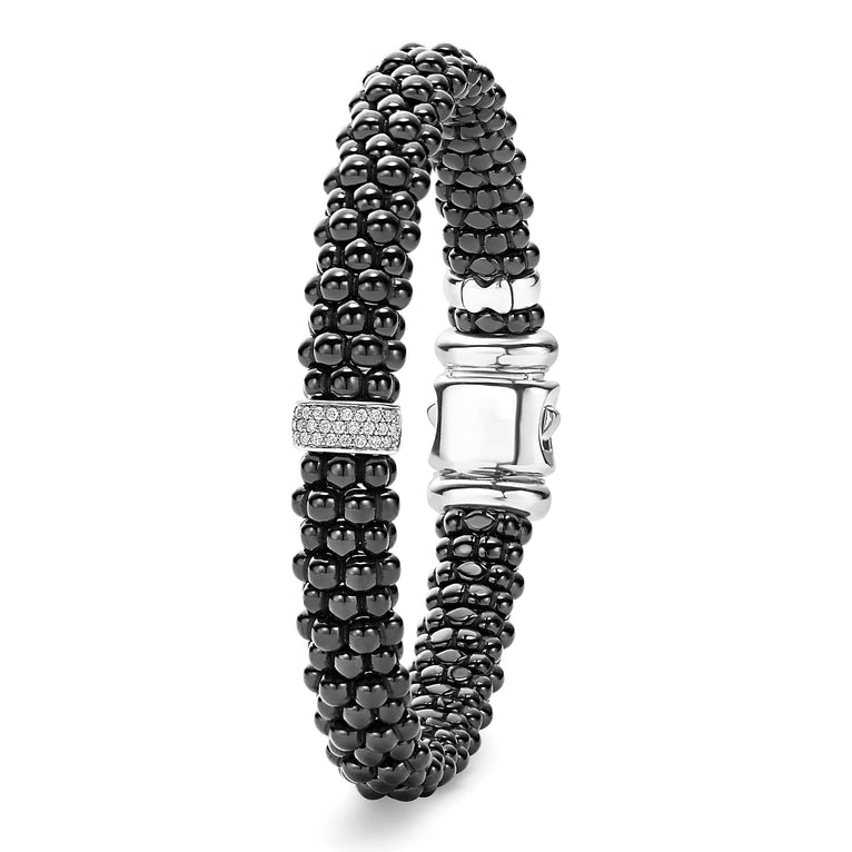9mm Single Station Ceramic Diamond Bracelet for Women - Elegant & Durable Jewelry for Everyday Wear, Parties & Special Occasions