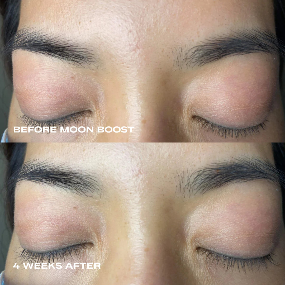 Moon Boost – Lash & Brow Growth Serum for Longer, Thicker Eyelashes & Eyebrows | Natural & Safe Formula for Daily Use at Home or Salon