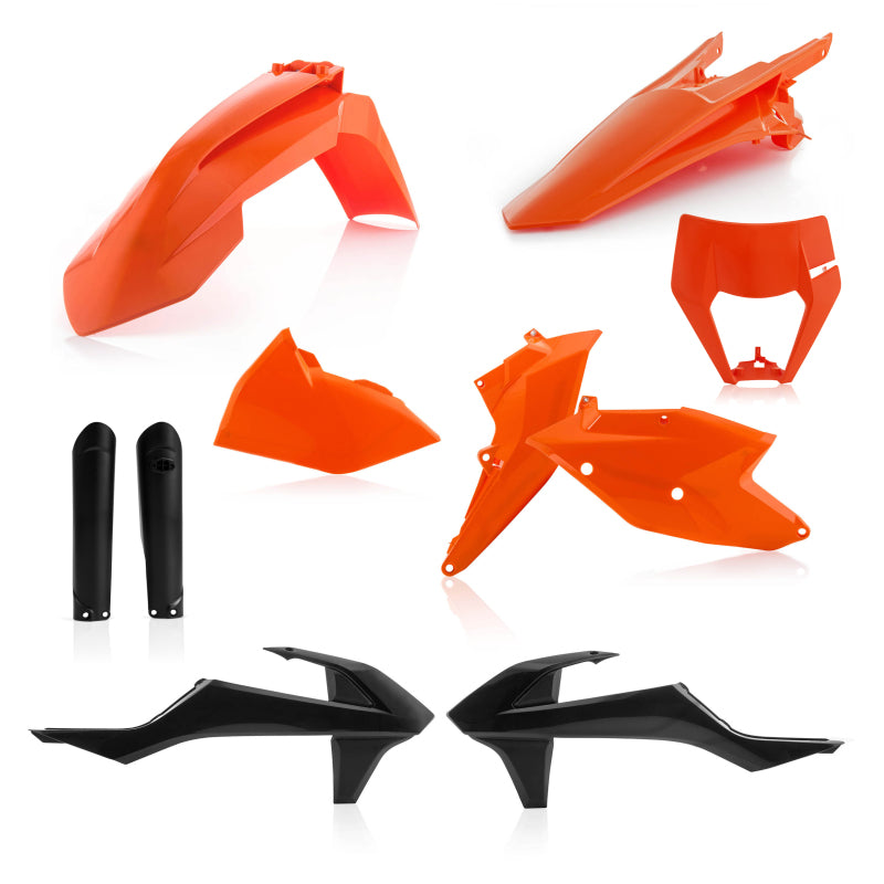 Acerbis Full Plastic Kit for KTM XC-W 150/250/300 & EXC-F 250/350/450/500 (17-19 Models) - OEM Replacement - Perfect for Off-Road & Motocross Racing