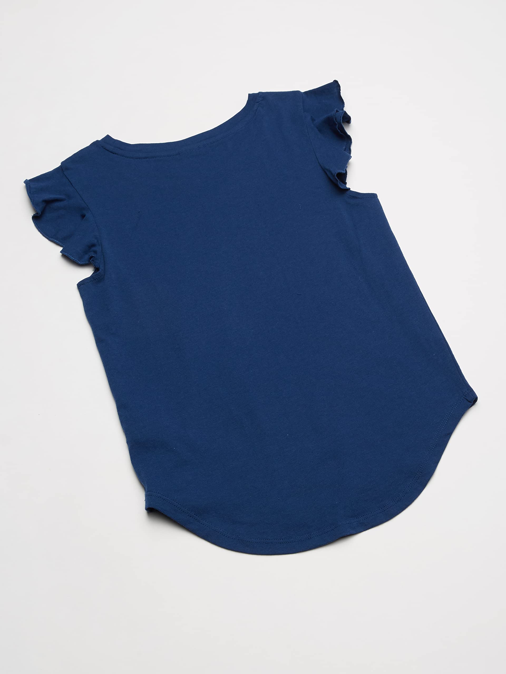 Nintendo Flutter Sleeve Tee for Girls - Navy Blue Cute Gaming T-Shirt | Perfect for Casual Wear, Gaming Events & Birthday Gifts