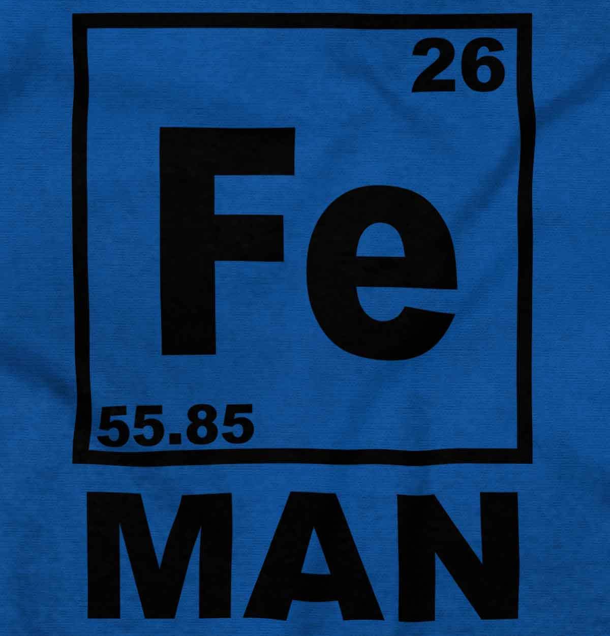 Fe Iron Science Elements Superhero Graphic Tank Top - Sleeveless Muscle Tee for Men | Perfect for Gym, Cosplay & Comic Conventions