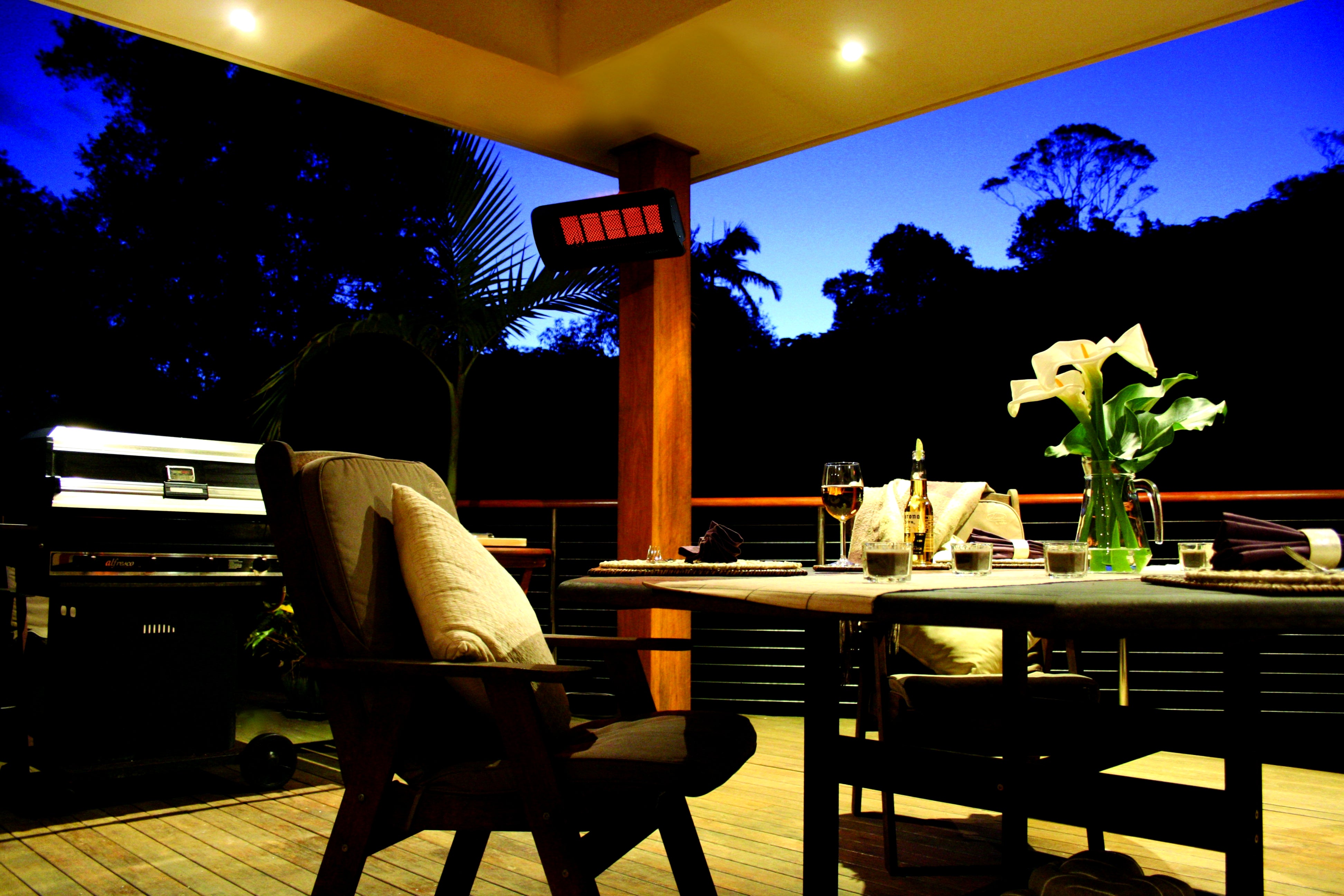 Bromic Smart Tungsten Outdoor Gas Patio Heater - Powerful Heating for Backyard, Deck, Restaurant & Outdoor Gatherings