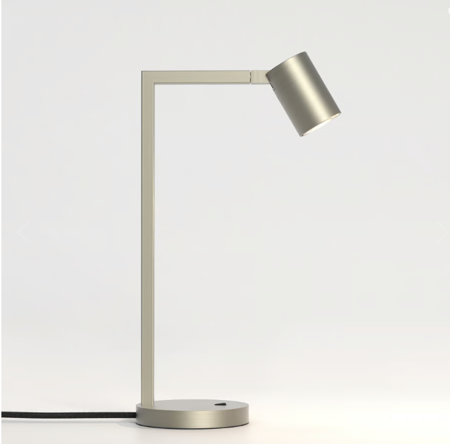 Ascoli Modern Desk Lamp with Adjustable Arm - Matte Black, Brushed Nickel & Polished Chrome Finishes - Perfect for Home Office, Study & Reading Nook Lighting