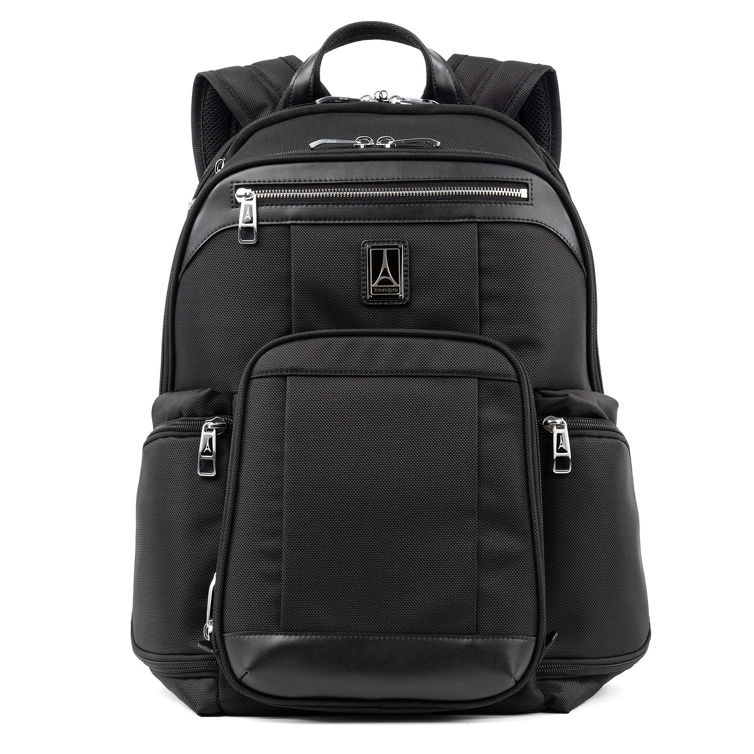 **Travelpro Platinum Elite Business Laptop Backpack for Men & Women – Fits 17.5 Inch Laptop – Durable & Stylish Work & Travel Backpack in Shadow Black – Perfect for Business Trips, Commuting & Office Use**