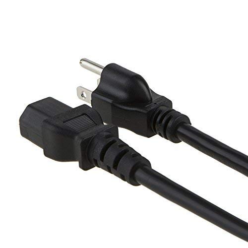 25ft 14AWG Heavy Duty 3 Prong Computer Power Cord - 7.6M Universal AC Power Cable with IEC320 C13 to NEMA 5-15P Connector (15 Amp, 4 Pack) - Perfect for Monitors, PCs, Printers & Office Equipment Power Supply