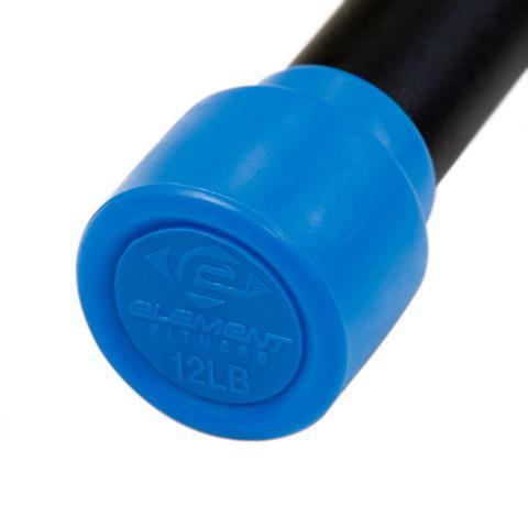 Element Fitness Workout Body Bar - Adjustable Weight Training Bar for Home Gym, Strength Training & Full Body Workouts - Perfect for Yoga, Pilates & Physical Therapy Exercises