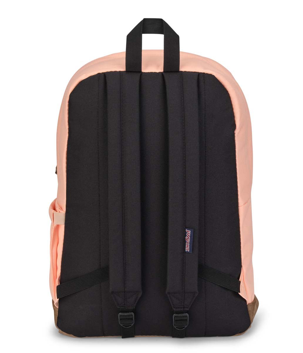 JanSport Right Pack Backpack - Lightweight School & Travel Backpack for Students & Commuters, Peach Neon - Perfect for College, Hiking & Everyday Use