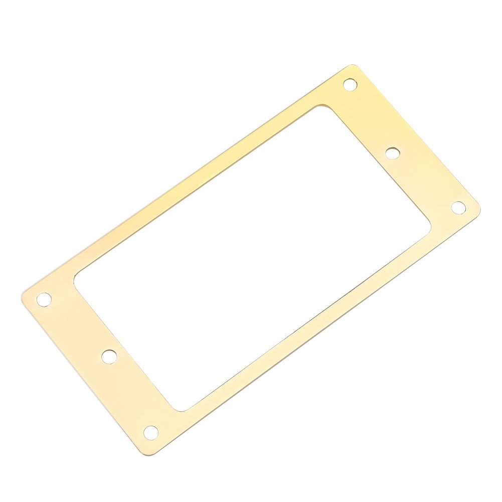 2Pcs Gold Humbucker Pickup Mounting Rings - Metal Flat Electric Guitar Pickup Frame Covers - Replacement Parts for Electric Guitars - Perfect for DIY Guitar Upgrades & Professional Installations