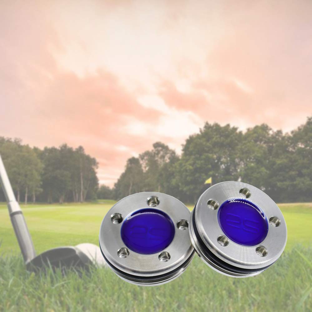 HISTAR 2Pcs Golf Club Weight Kit - Custom Blue Weights & Gold Wrench Tool for Titleist Scotty Cameron Putters | Perfect for Swing Balance Adjustment & Putter Customization | Ideal for Golf Enthusiasts & Professional Players