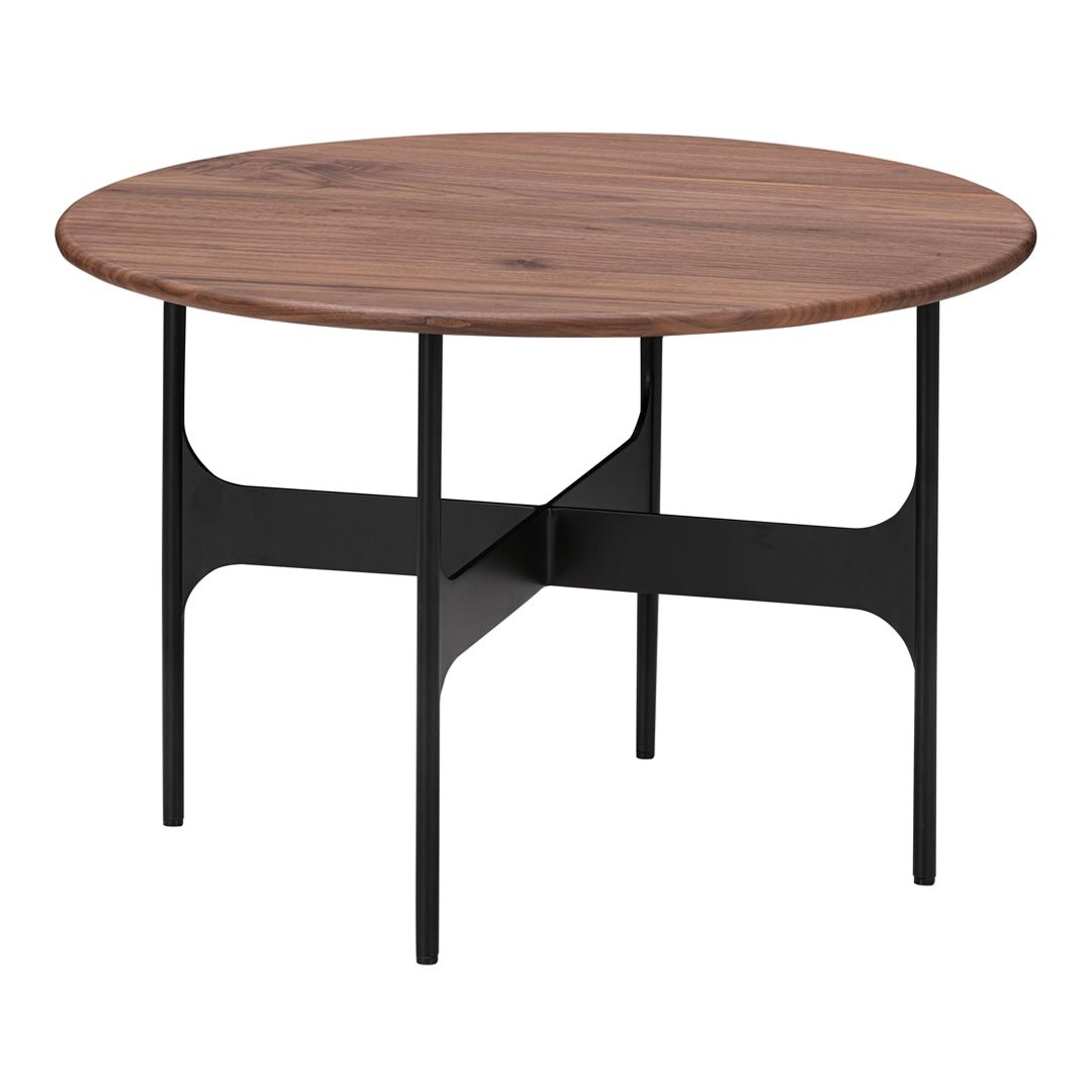 Floema Modern Round Coffee Table - 36 Inch Wooden Living Room Center Table for Small Spaces, Home Decor, and Cozy Gatherings