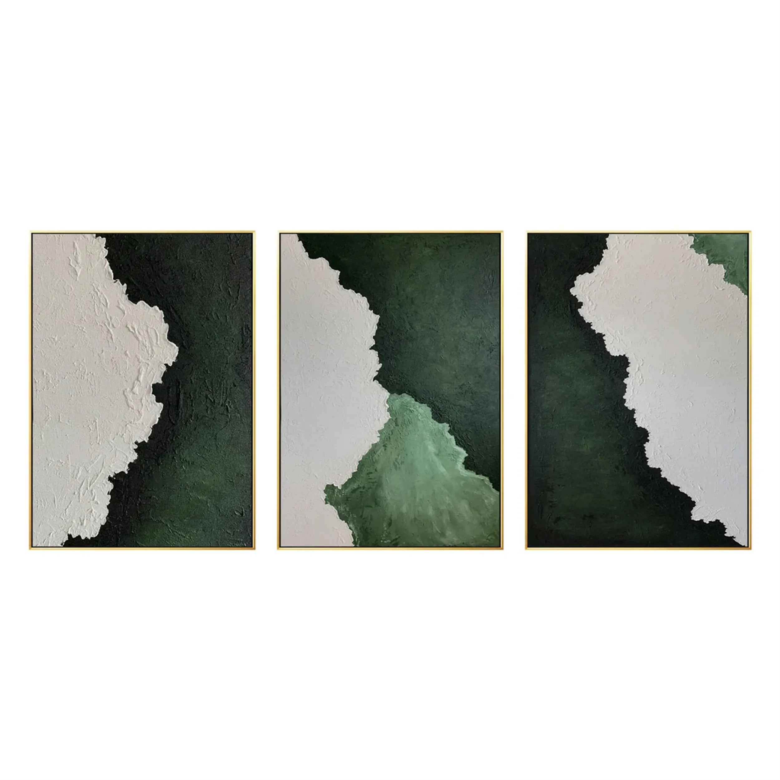 Ocean and Sky Painting Set of 3 - Coastal Wall Art for Living Room, Bedroom & Office Decor | #OS148 | Beach Themed Canvas Prints for Home Decoration