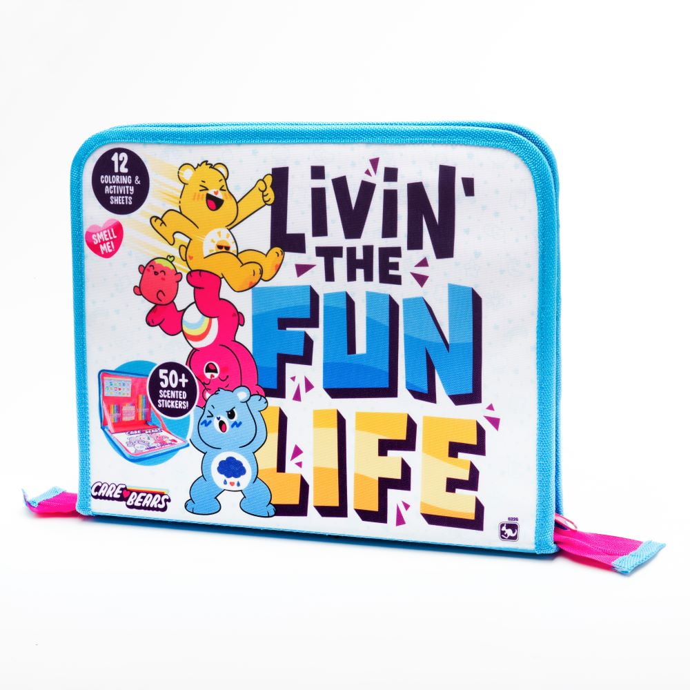 Care Bears Whimsy Lap Desk & Stationery Set - Portable Writing Desk for Kids with Storage, Perfect for Homework, Drawing & Travel Activities