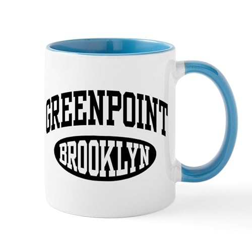 White/Blue Inside - Greenpoint Brooklyn Mug