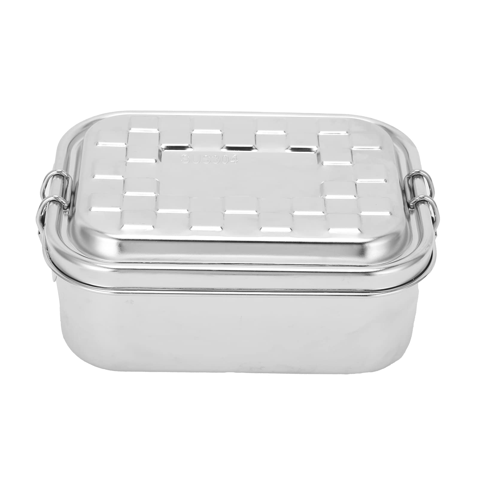 **304 Stainless Steel Bento Box - Eco-Friendly & Safe Lunch Box for Students, Office, Picnic & BBQ | Single Layer Insulated Food Container | Portable & Durable for Canteen, Work, School & Outdoor Activities**