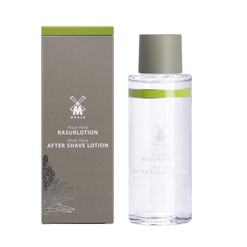 Muhle Aloe Vera After Shave Lotion 125ml - Soothing Post Shave Balm for Men, Splash Bottle Design - Perfect for Sensitive Skin & Daily Shaving Routine