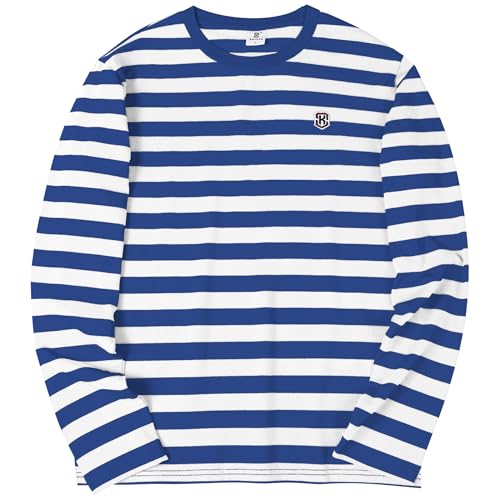 Blue White-long Sleeve