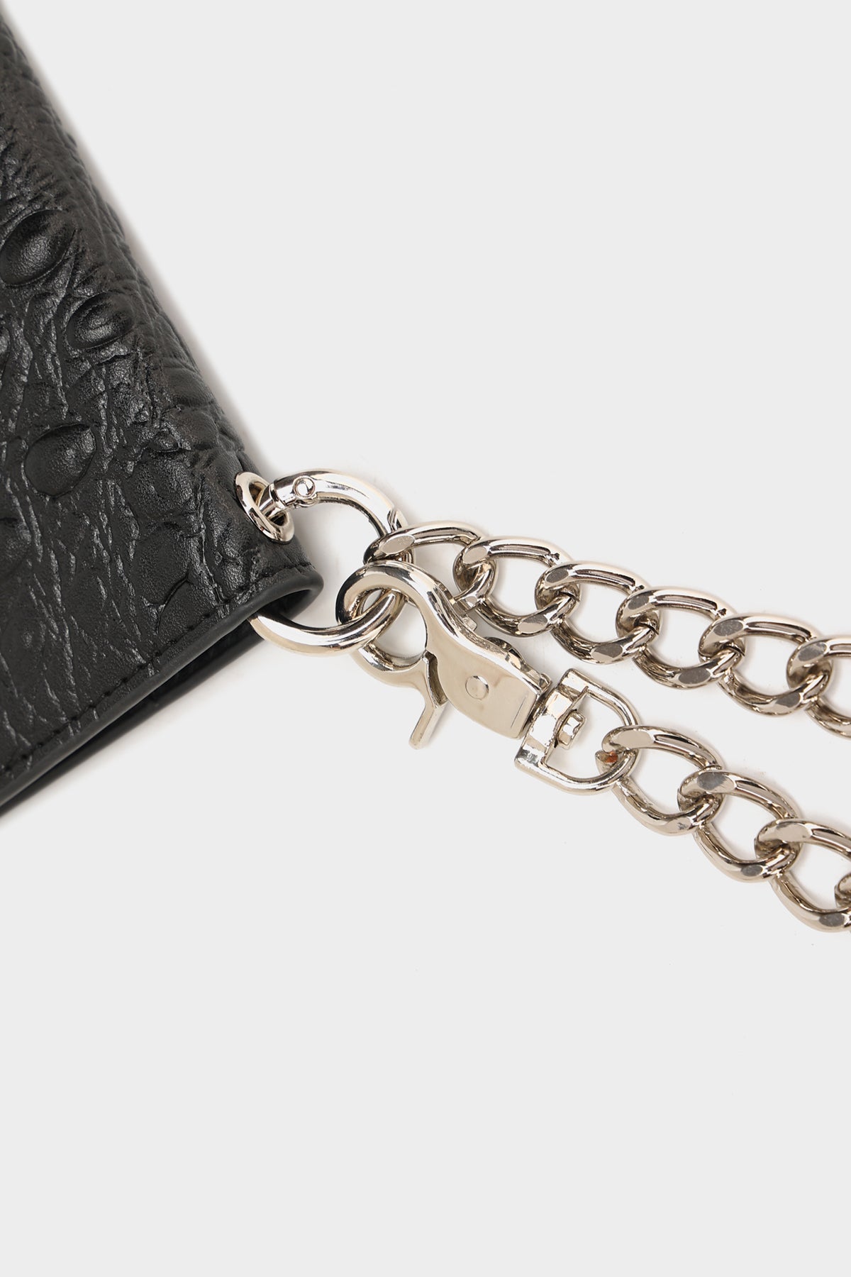 Apollo 2 Chain Black Leather Wallet for Men - Stylish Bifold RFID Blocking Wallet for Everyday Use & Travel