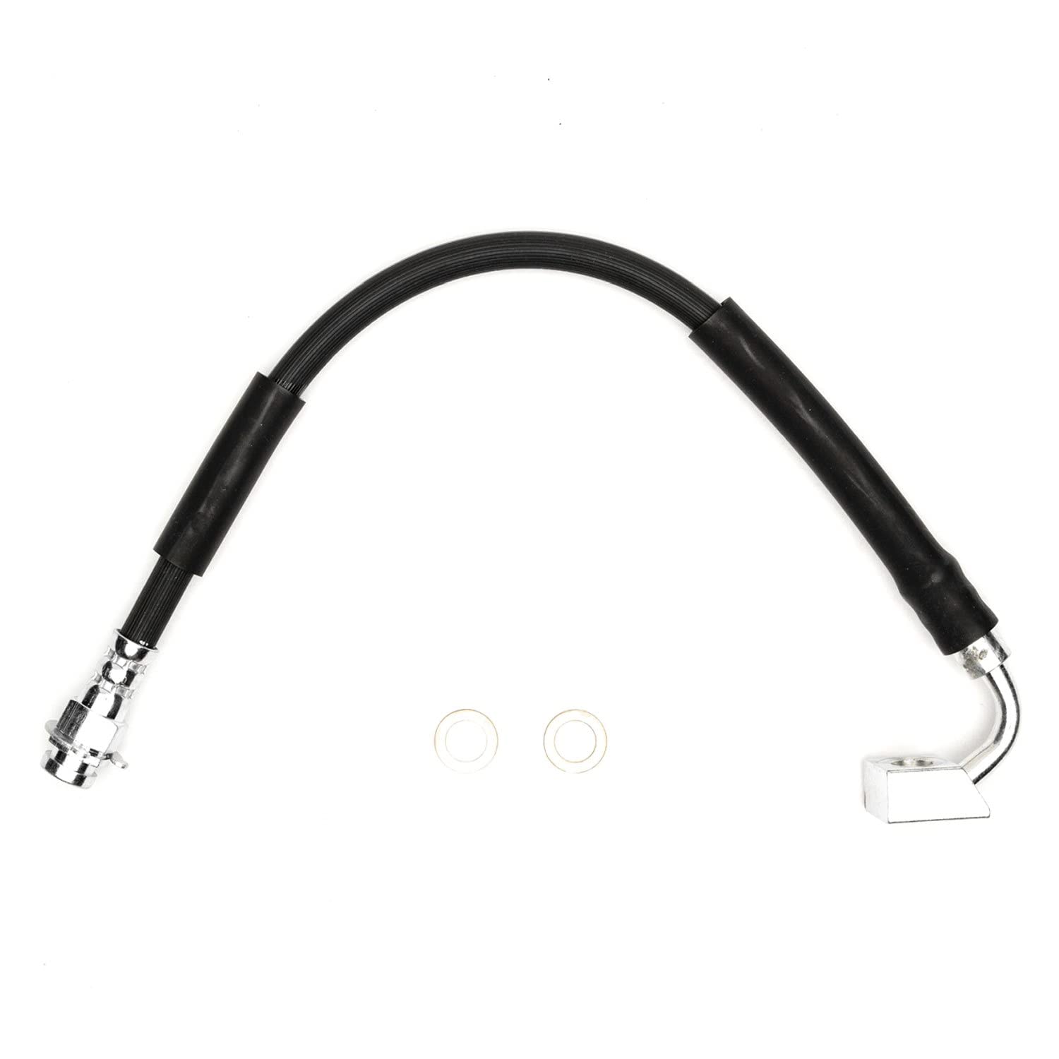 Dynamic Friction Company 350-40125 Brake Line Hose - High Performance Black Replacement Hose for Smooth Braking | Perfect for Trucks, SUVs & Off-Road Vehicles