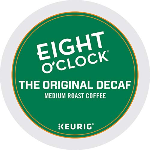 Eight O'Clock Coffee Original Decaf K-Cups - 48 Count (2 Boxes of 24) - Medium Roast Decaffeinated Coffee Pods for Keurig Brewers - Perfect for Home, Office or Morning Coffee Break