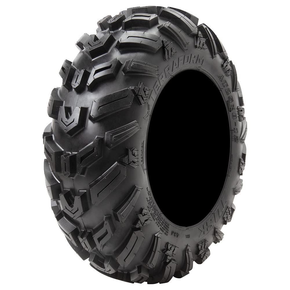 Tusk Terraform® 25x8-12 ATV/UTV Tires - Compatible with Polaris Ranger 800 Crew (2010-2014) - All-Terrain Off-Road Tires for Mud, Sand & Trail Riding
