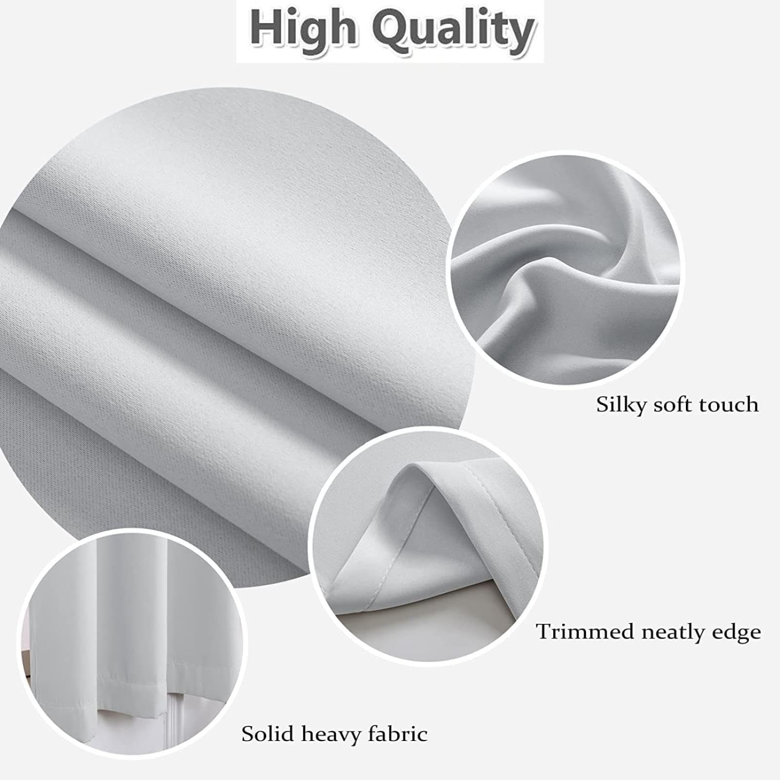 Rainbow Blackout Curtains for Nursery - Thermal Insulated Room Darkening Window Drapes with Grommet Top, Modern Scandinavian Baby Room Decor, 84x108 Inches - Perfect for Bedroom, Living Room & Patio Use
