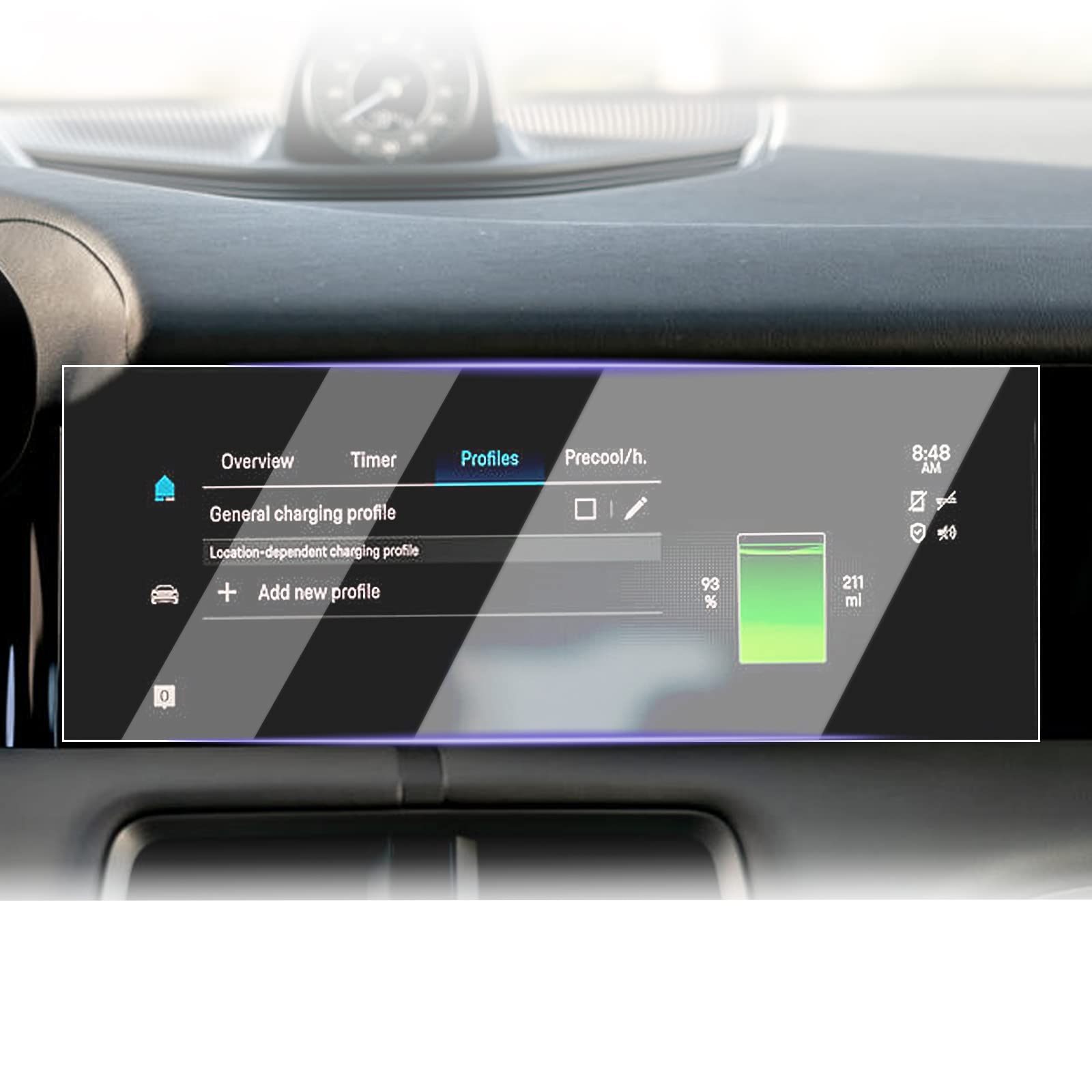 LUWU Porsche Taycan 2020-2025 Screen Protector (2-Pack) - 10.9