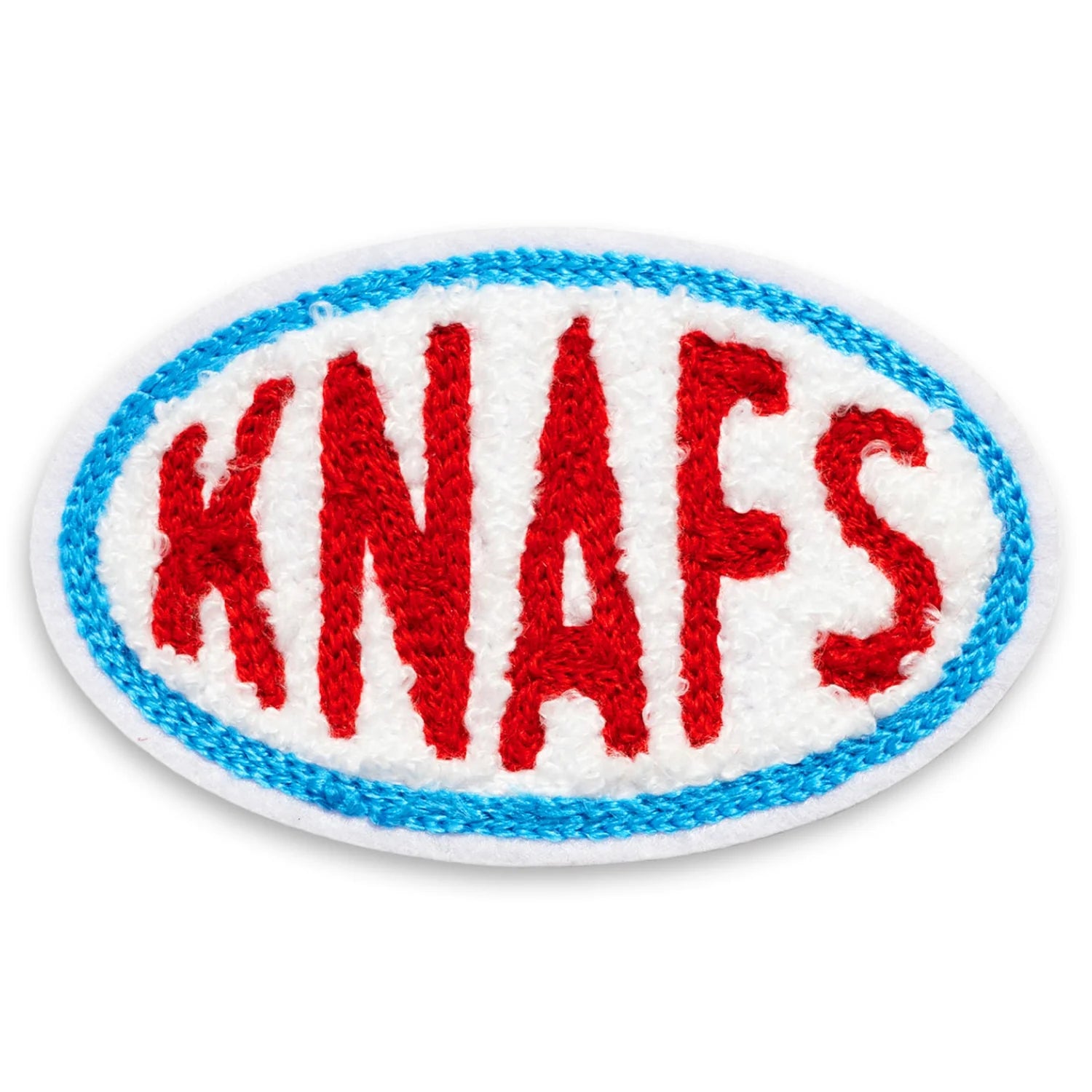 Knafs Americana Chenille Patch - Patriotic Embroidered Iron-On Patch for Jackets, Hats & Bags - Perfect for DIY Crafts, Military Apparel & American Pride Decor