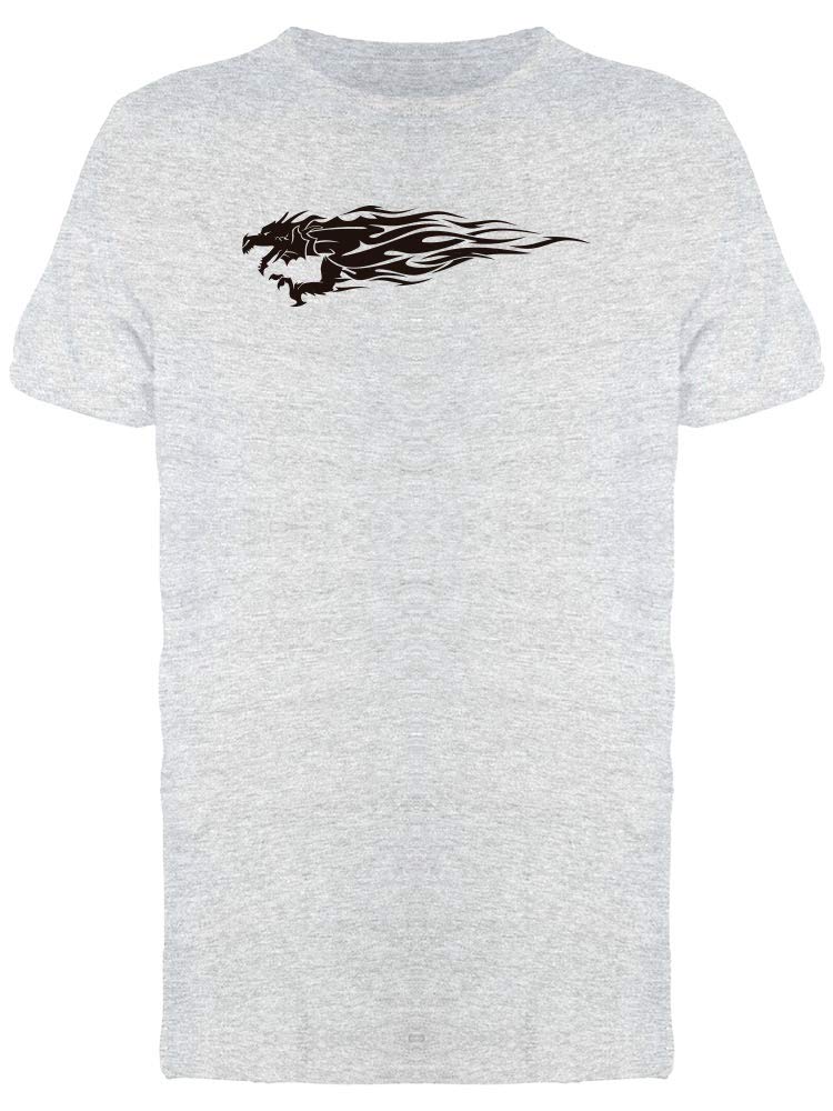 Flaming Dragon T-Shirt for Men - Cool Graphic Tees for Casual Wear