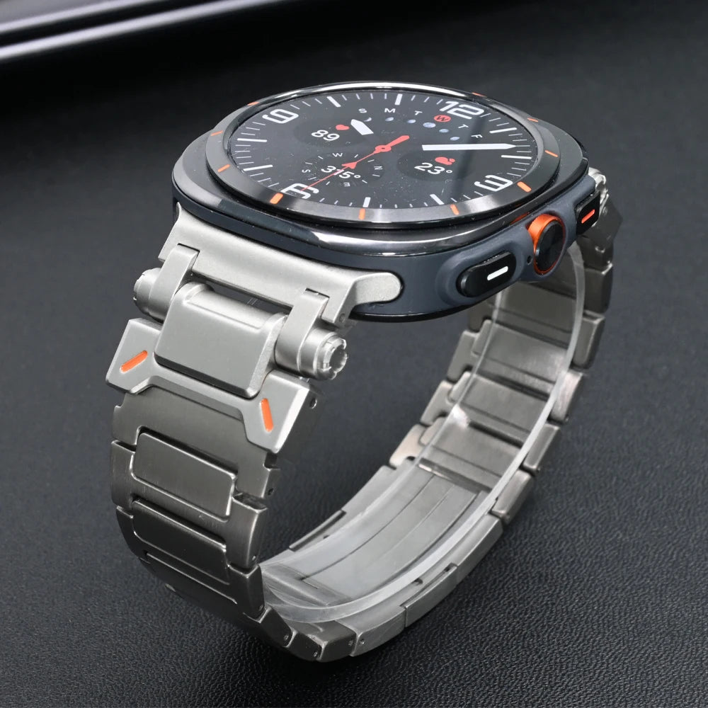 Samsung Galaxy Watch Ultra Titanium Band - Premium Durable Strap for Men & Women - Perfect for Fitness Tracking, Outdoor Adventures & Everyday Wear