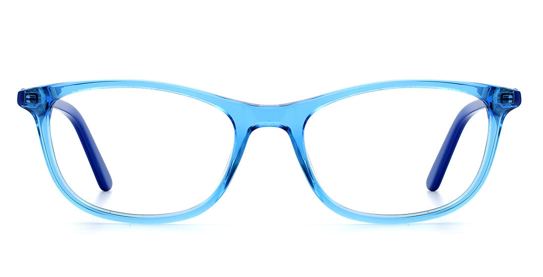 A16030 Blue Crystal Reading Glasses - Anti-Blue Light & UV Protection for Digital Screens - Perfect for Reading, Gaming & Computer Work