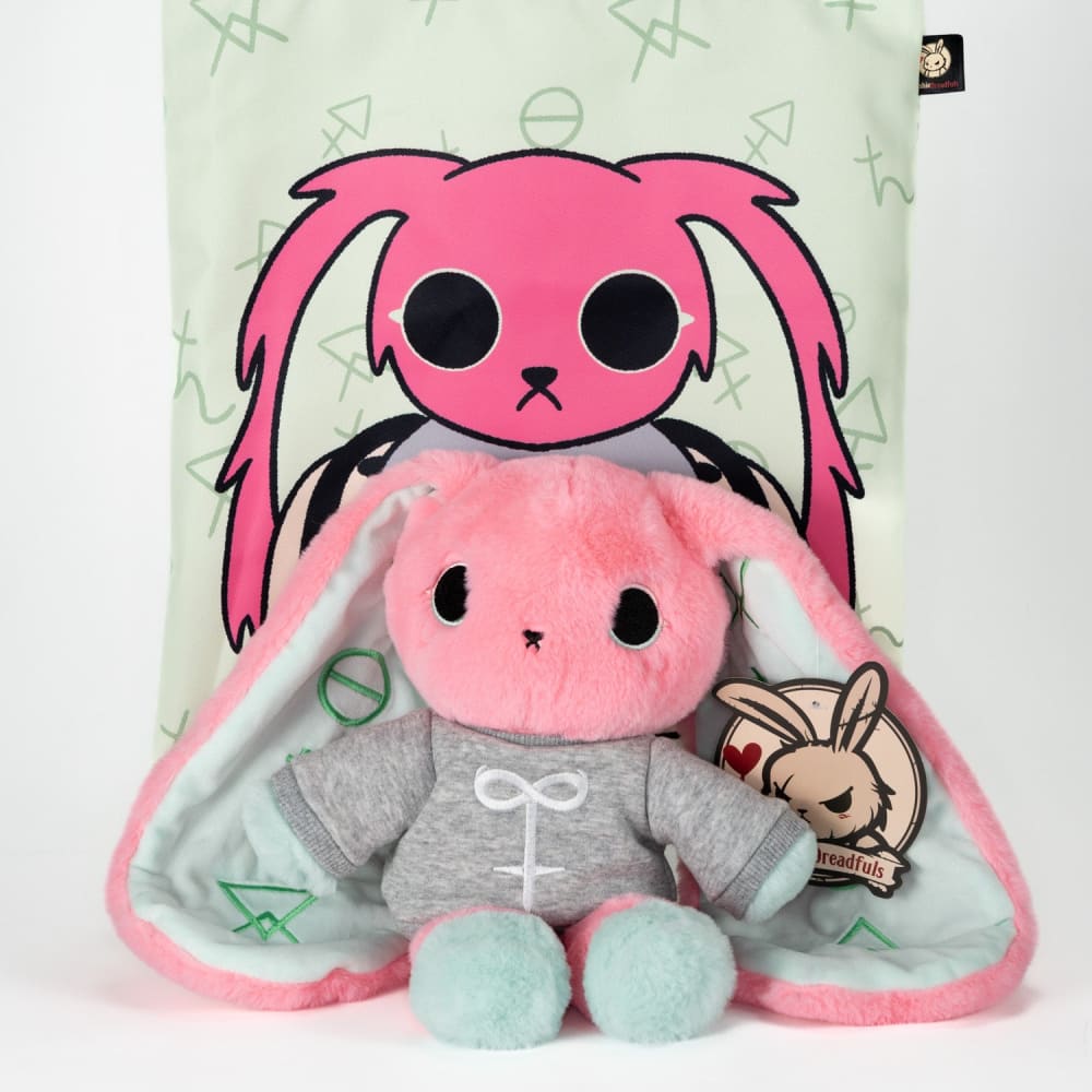 Plushie Dreadfuls Trust Issues Bunny - Soft Stuffed Animal Toy for Anxiety Relief & Emotional Support | Perfect for Therapy, Gifts, and Comfort
