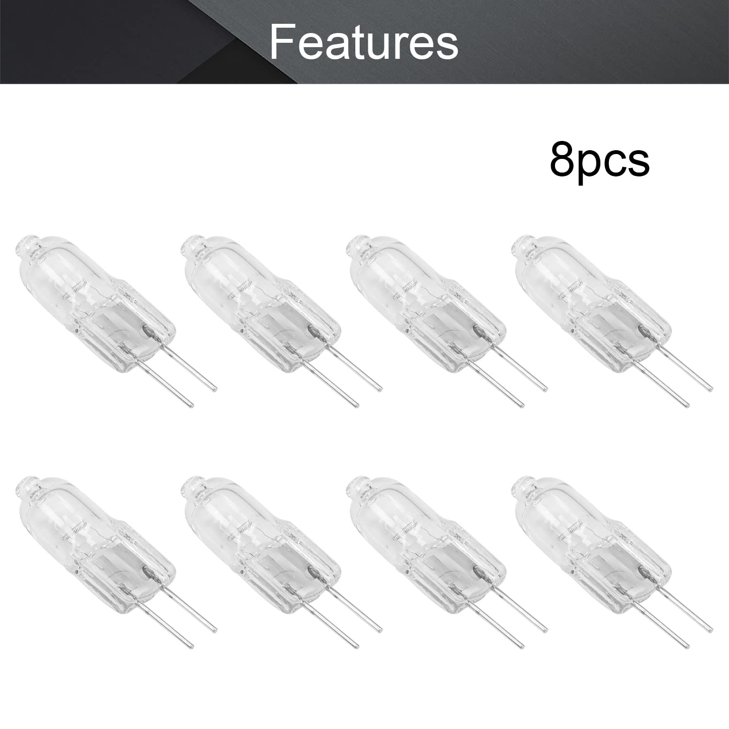 Othmro G4 Halogen Bulbs 20W 12V - 8 Pack Soft White Light Bulbs for Under Cabinet Puck Lights, Chandeliers, Track Lighting & Lamps | Perfect for Kitchen, Living Room & Bedroom Lighting Replacement