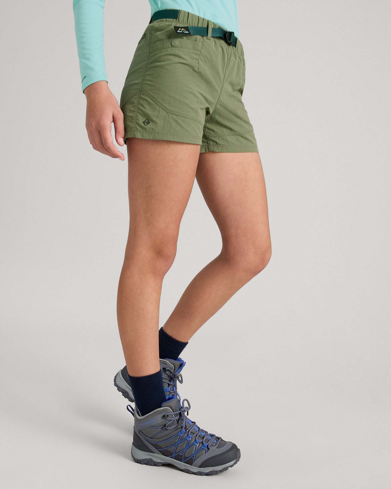 EVRY Day Girls Cargo Shorts for Teens - Stylish & Comfortable Summer Shorts with Pockets - Perfect for Outdoor Activities, Hiking, and Casual Wear