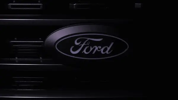Ford Super Duty Front Oval Emblem with LED Illumination - Upgrade Your Truck's Style for Night Driving & Off-Road Adventures