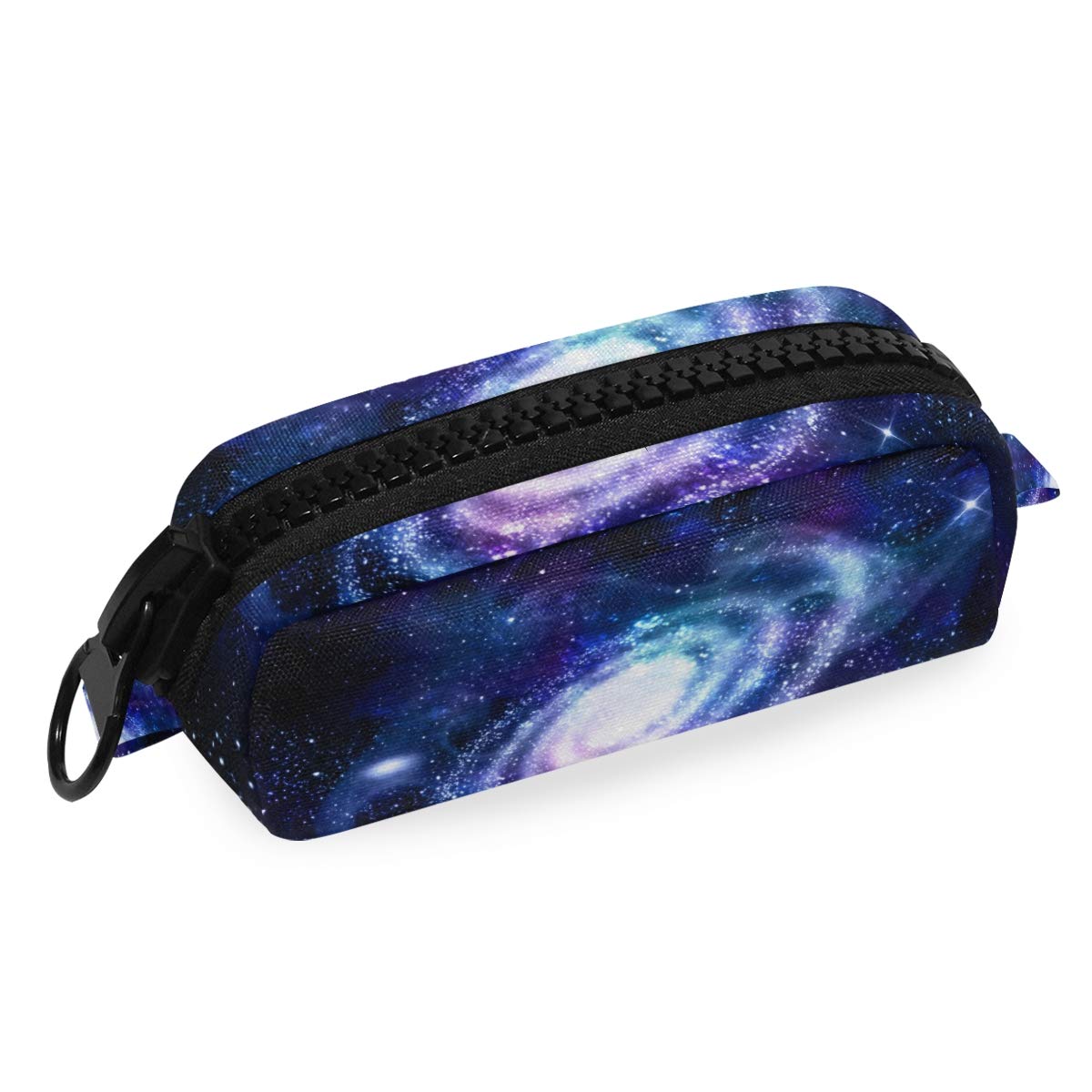 FengJu Large Capacity Pencil Case with Zipper - Cosmetic Makeup Bag & Pen Organizer for School, Office, Travel | Galaxy Space Design for Teens & Students (Perfect for Backpacks, Study Desks & Gift Giving)